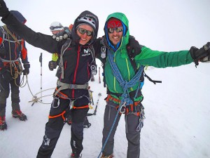 Karl und Beni auf dem Mont Blanc 4810 m