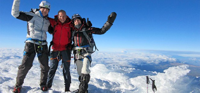 Besteigung des 5790 m hohen Cayambe mit Karl