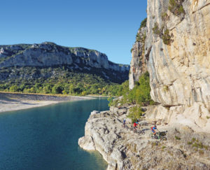 Ardèche Fluss nach Heavy Dutly Trail