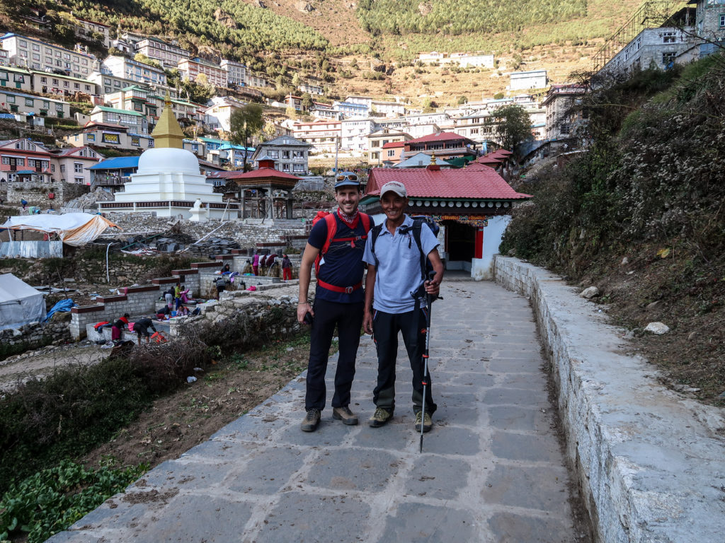 Namche Bazaar mit Lila
