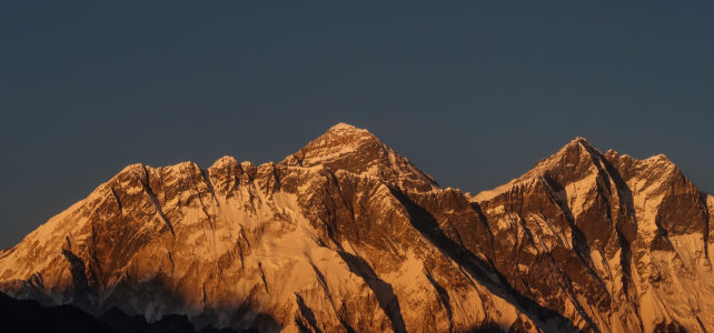 Beni Büchi auf dem Everest Komfort Trekking