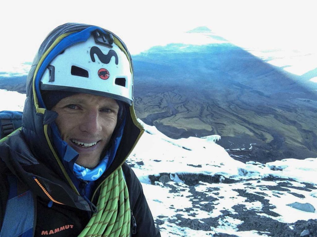 Karl auf dem Cotopaxi