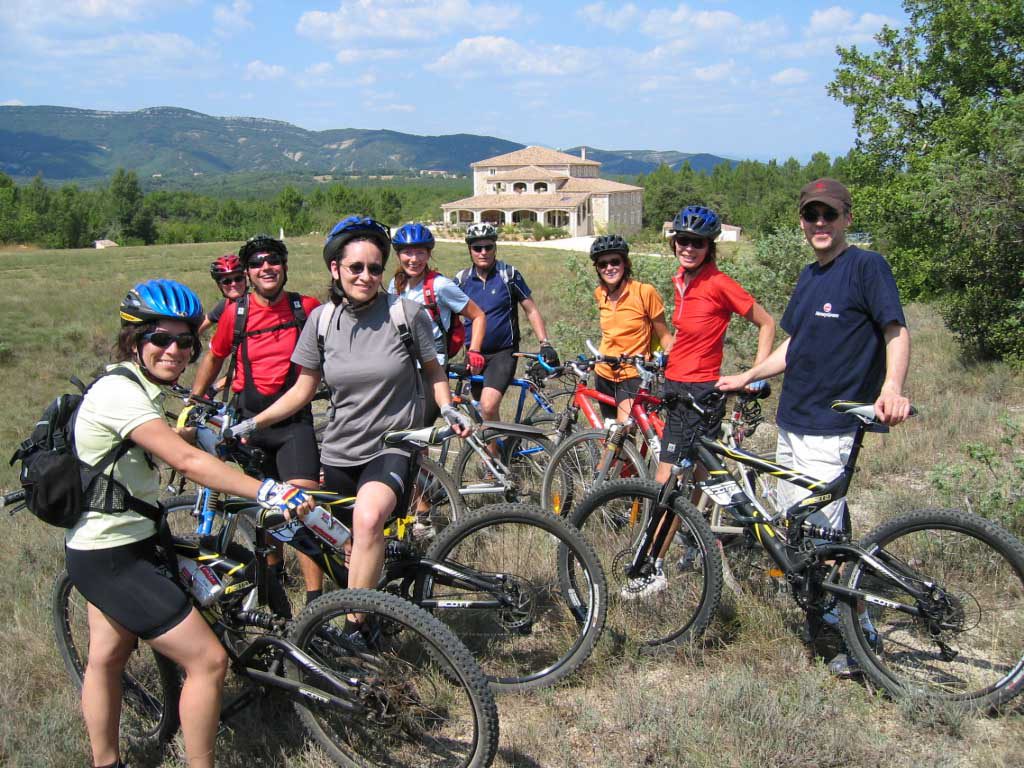 Gruppe unterwegs auf unseren Trails