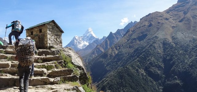 Fussverkehr im Land der Sherpas