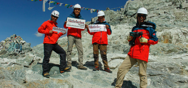 Wegsicherung am Cho La 5420 m fertig gestellt