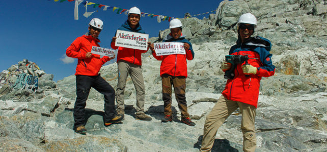 Wegsicherung am Cho La 5420 m fertig gestellt