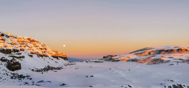 Schnee am Kilimanjaro