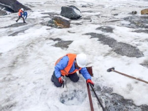 Arbeit in Schnee, Eis und Fels