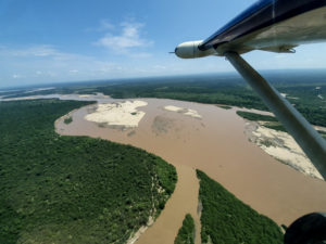 Blick auf das Rufiji River Camp