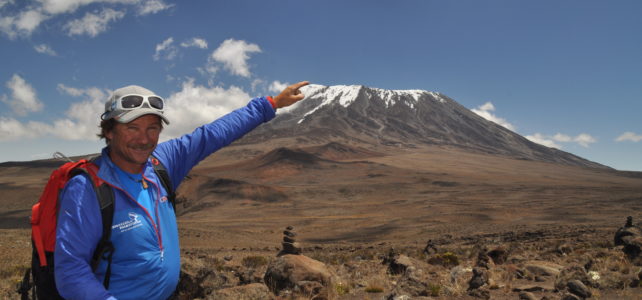 Thomas Zwahlen auf der Marangu-Route zum Kilimanjaro