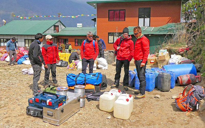 Everest Trekking - Projekt Wegsicherung